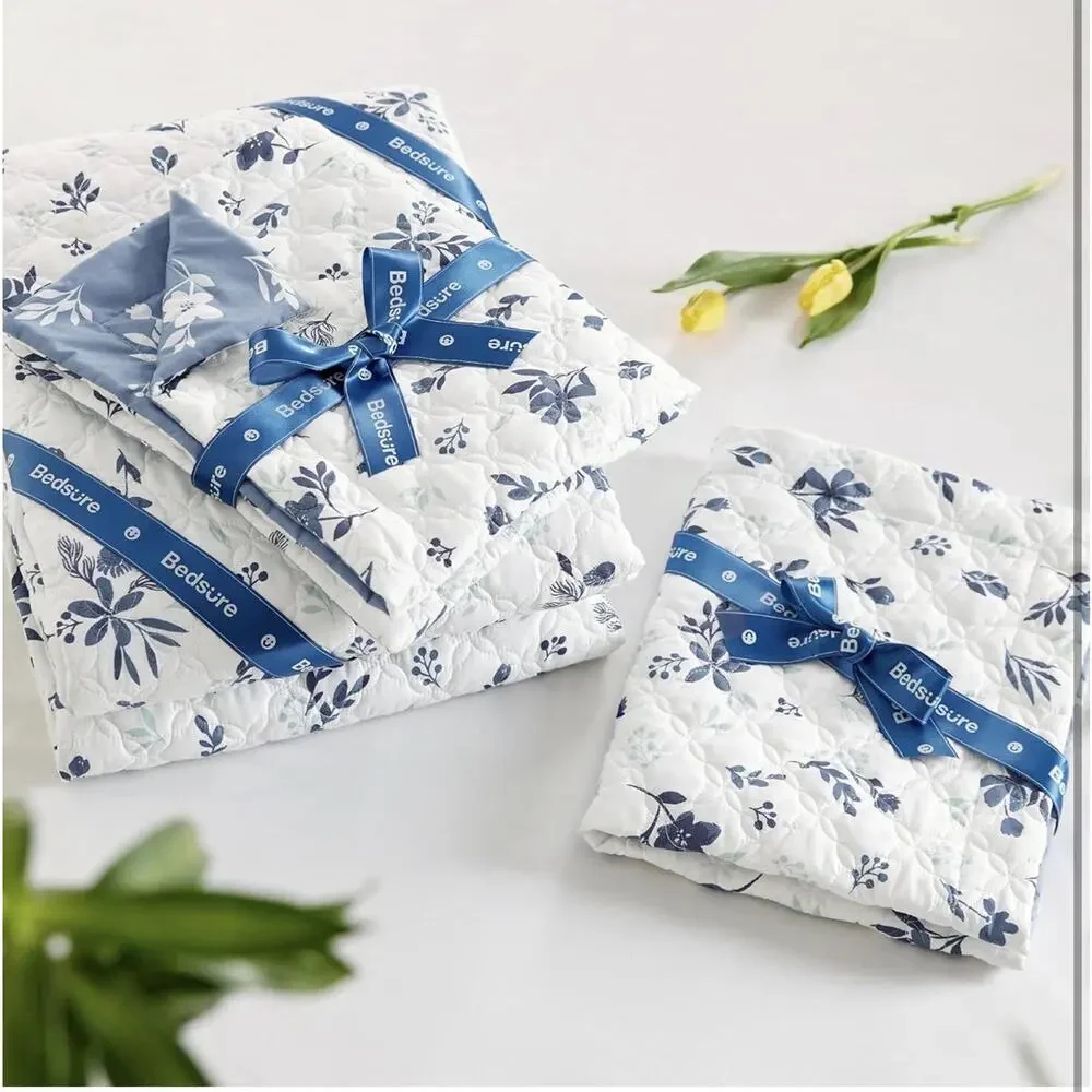 Bedsure floral quilt